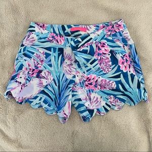 Lilly Pulitzer Buttercup Knit Short Mr Peacock
